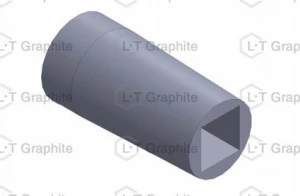High Mechanical Strength Hollow Graphite Tube for Continious Copper/Brass Foundry
