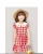 Import 1-6 years 100% organic cotton doll collar short sleeve baby dress girls plaid baby girls dresses from China