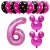 1-9st Baby Shower Birthday Party Decor 32inch Number 1 Foil Balloons Supplies Baby boy Girl balls