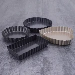 10-12 cm-4-5-8-9-inch chrysanthemum living bottom pie tart dish non-stick heart-shaped rectangular wavy edge pizza