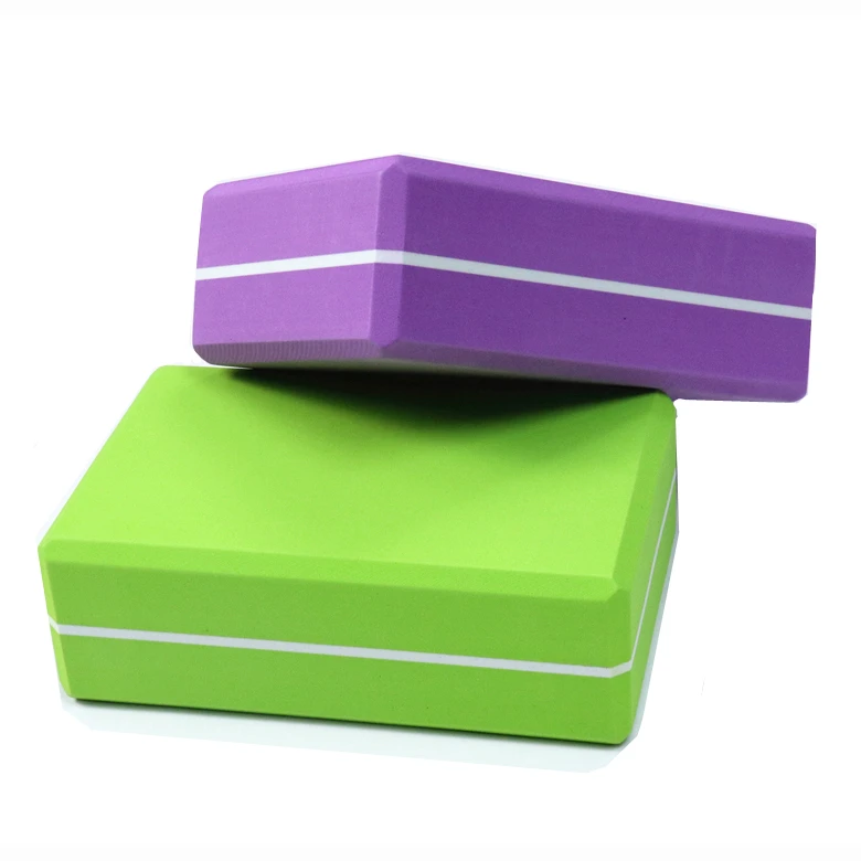 100% Natural High Quality Wholesale Custom Kids Yoga Blocks Highest Density Brick Eco Friendly Yoga Foam Block