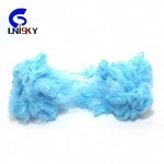 100% polyester material recycled 15 dennier staple fiber