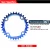 Import 104BCD 30T 32T 34T 36T 38T 40T 42T mountain bike Round Oval Tooth Chain MTB Bike Crankset Cycle Narrow Wide Chainwheel from China