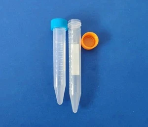 10ml 15ml 50ml 120ml Plastic Conical Bottom centrifuge Tube with screw cap for lab