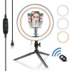 10&quot; 26 cm Video Live photography photo led desktop Ring Light With Tripod Stand phone Holder