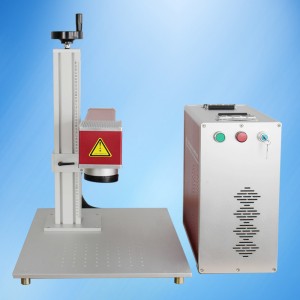 10W Table Fiber Laser Marking Machine with Laptop Kt-Lft10
