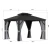 Import 10x12 Inches Luxury Patio Lawn Garden Outdoor Metal Pavilion Pergola Waterproof with Steel Hardtop Roof Gazebo from China