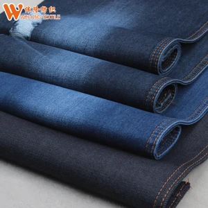 11 OZ dark blue hemp denim fabric apparel fabric