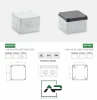 110x100x74  ABS PC Plastic Electronic Project Box Waterproof Junction Box IP66 IP65 with CE CE, RoHS, ISO 9001:2015 Housing