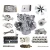Import 1121117436 112111-7436 1-12111743-6 TCM 6BB1 Parts Forged Engine Piston Kits STD from China