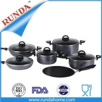 11pcs Aluminum cookware set