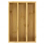 12-Piece Reusable Bamboo Flatware Set with Portable Storage Case