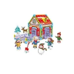 124PCS garden building paper puzzle painting toy 3D DIY puzzle coloring kit