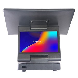 12.5 inch all in one Android POS system with 1080P Display dual screen touch cash register