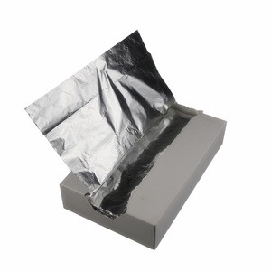 12mic*9*10.75 inches Pop-up sheets silver  aluminum foil for hairdressing salon