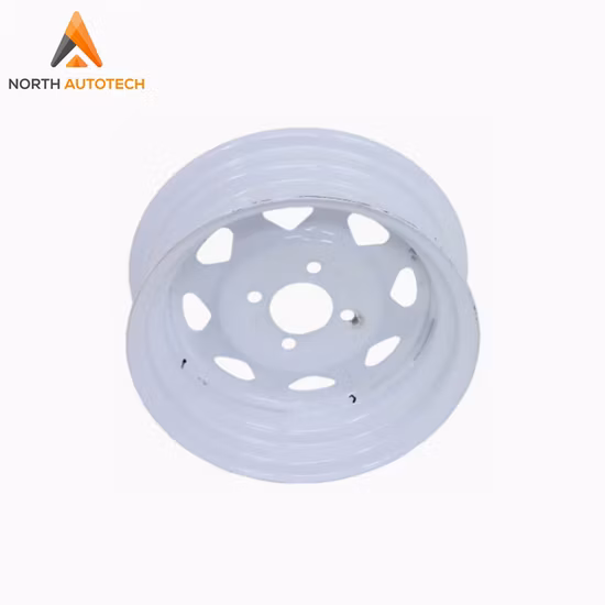 13 X 4.5 Inch Trailer Wheel Rim White Color 4 Stud
