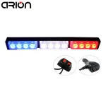 13.5" 12V 24V red blue amber white automotive led strobe warning light bar for wrecker emergency vehicles 34cm