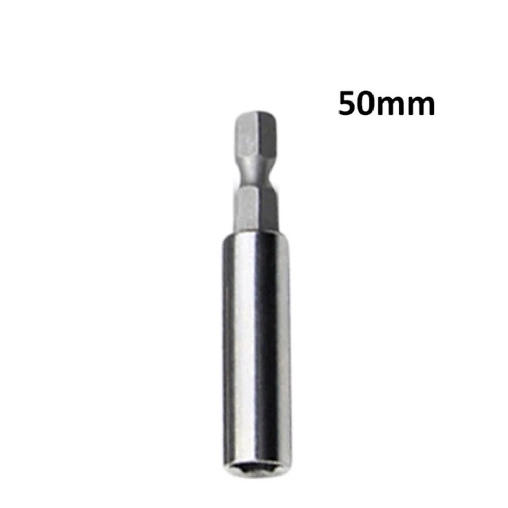 1/4 Hex Shank Screwdriver Tip Magnetic Holder Hand Tool Socket Extension Tool Set 150mm/100mm/75mm/60mm/50mm