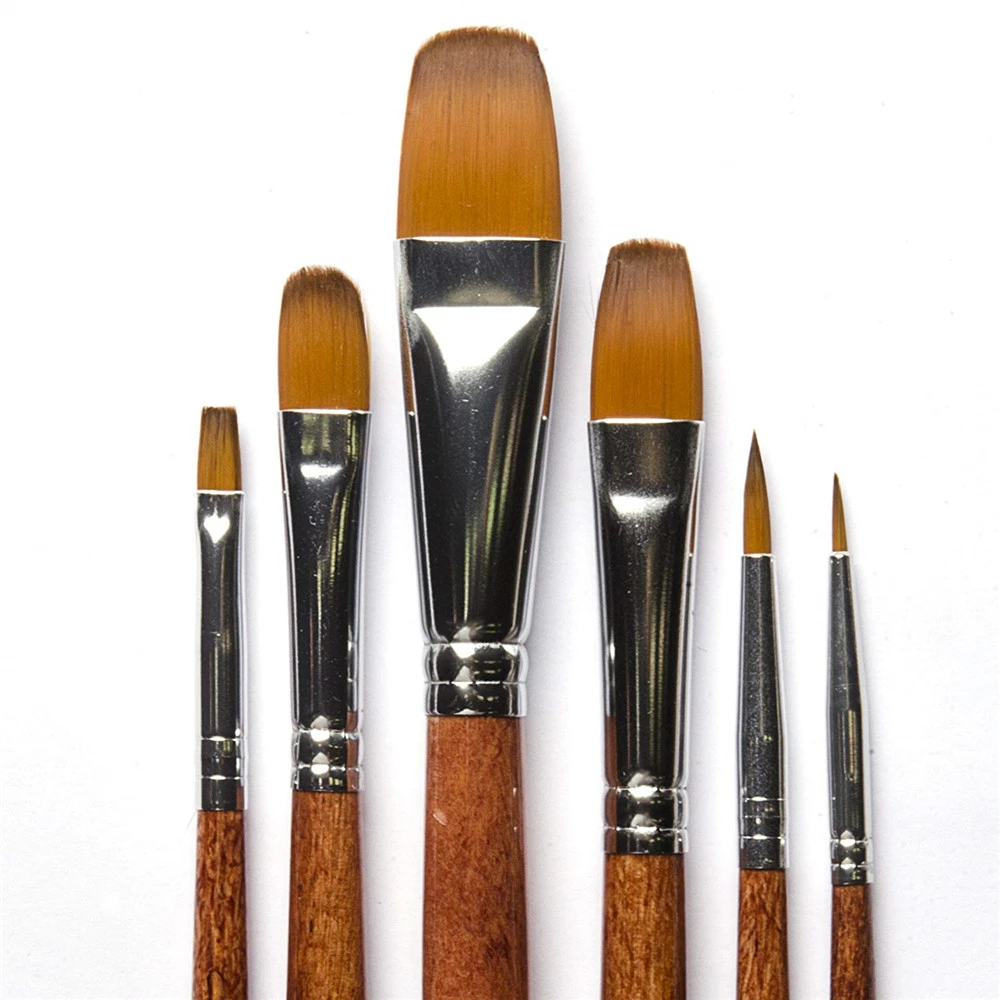 14 piece handmade superior natural bristle brushes painting supplies red calligraphy brush