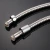 Import 1.5m stainless steel double lock chrome plating bathroom faucet flexible shower hose from China