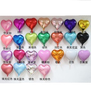 18 inch Heart Shaped Foil Balloons For Valentine&#39;s Day Wedding Party Decoration Helium Globos