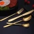 Import 18/10 Custom made rose gold flatware set from China