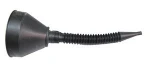 2 in 1 Black Plastic Funnel for Petrol Diesel Oil Water Fuel Flexible Spout Can