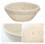 Import 2 pack 9 Inch Round Bread Proofing Basket Stand Includes Linen Liner, Dough Scraper and Bread Lame Rising Dough for Baking Bowl from China