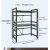 Import 2-Tier Kitchen Bakers Rack Adjustable Utility Storage Shelf Microwave Oven Rack Kitchen Organizer with 6 Hooks storage holders from China