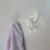 Import 20 Pack Double Prongs Self Adhesive Wall Mount Coat Clothing Towel Robe Hanging Sticky Hooks from China
