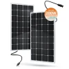 200 Watt Solar Cell Panel Home Solar System 36V 18V Mono Solar Panel Half-Cut High Efficiency Module Stock