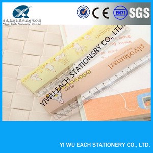 2017 high quality promotional straight plastic cartoon lovely ruler for kids yiwu ruler factories,rulers with logo