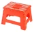 Import 2018 new design adhesive tape Double handle easy carry plastic folding kids stool for sitting from China