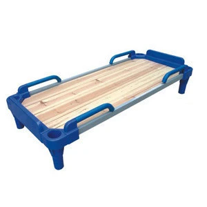 2018 New toys wooden children bed kindergarten furniture bed for kid