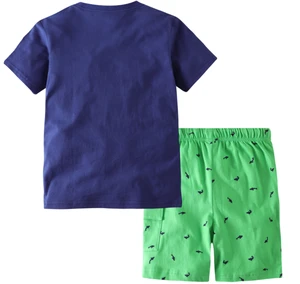 2018 Summer Boys Sets Printing T Shirts Boys Clothes Kids Clothing Short Sleeve Shorts Sets