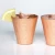 Import 2019 New Design 2 oz Copper shot glasses cup set/ hammered solid copper shot cups for ice cold vodka, tequila, whisky. from China