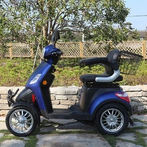 2019 new product CE certificated 4 wheel electric mobility scooters with rear view camera