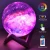 Import 2020 Amazon hot sale 3D Print LED 18cm Moon Lamp with Large Size Galax y moon Night Light -18CM Remote control from China