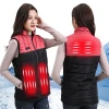 2020 Fashion Heated Vest Usb Charging Winter Ski Travel Thermal Vest Battery Powered Women Heated Fleece Vest
