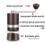 Import 2020 french germany custom wood manual drip dry coffee bean grinder mill with stainless steel conical burr for private label from China