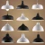 Import 2020 Home Decor modern Nordic Style Iron Indoor Pendant Lamp For Home halogen chandelier light from China