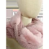 2020 new design  custom fleece snood winter neck warm knitted snood scarf plus plush