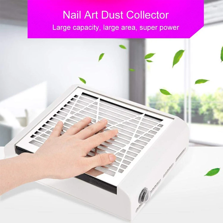 2020 Newest Small Nail Duster 40W Large Power Nail Dust Collector For Nail Art Tool