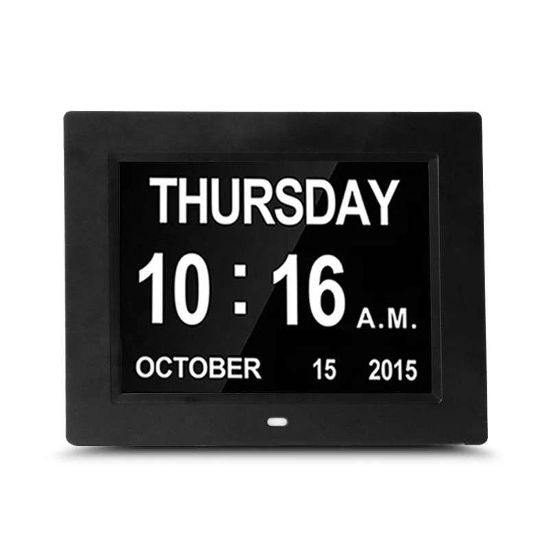 2021 desktop or Wall Mount Special Designed for Dementia Digital Day Time Clock DDC-8009