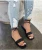 Import 2021 ladies flat toe ring slip on beach slides high quality ladies wholesale cheap slipper fashion daily life womens sandals from China