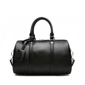 2021 New Arrival Embossed Snake Pattern Ladies Genuine Leather Women Hand Bags Fashion Bolsos Muier