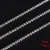Import 2/2.5/3mm 1meter/lot Garment Glass Beads Trim DIY Jewelry Accessories Clear Crystal Rhinestone Chain G1106 from China