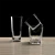 Import 250ml square tumbler whiskey glass from China
