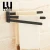 Import 3 bars modern design high quality bathrooms gold swivel towel bar from China