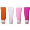 3 in 1 pack 80ml custom logo Mini silicone travel cosmetic bottle kit